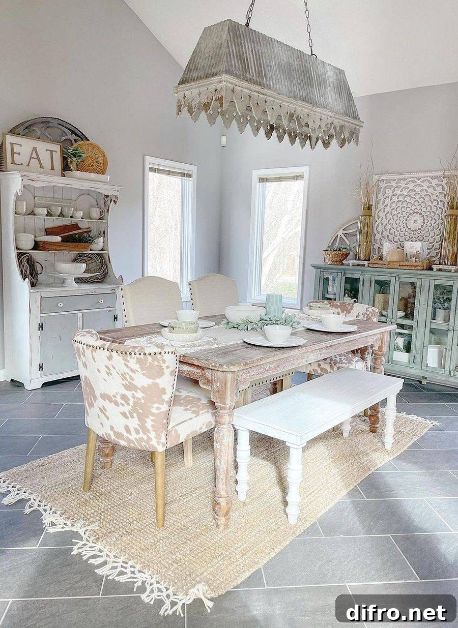 Eclectic Dining Area