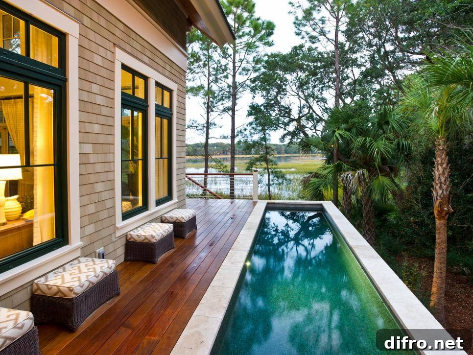 One-Sided Wooden Deck