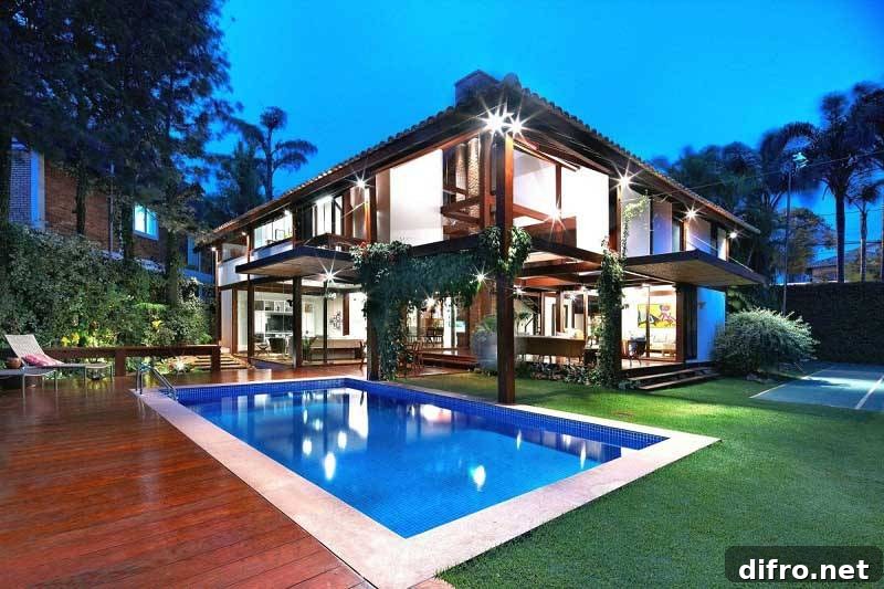 Blue and Green Themed Sundeck