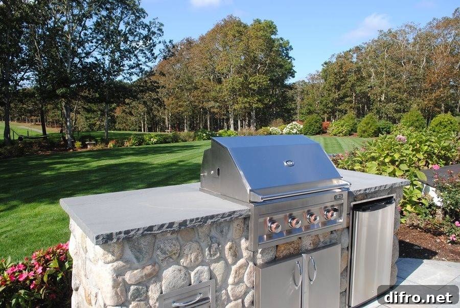 Out door kitchen design idea