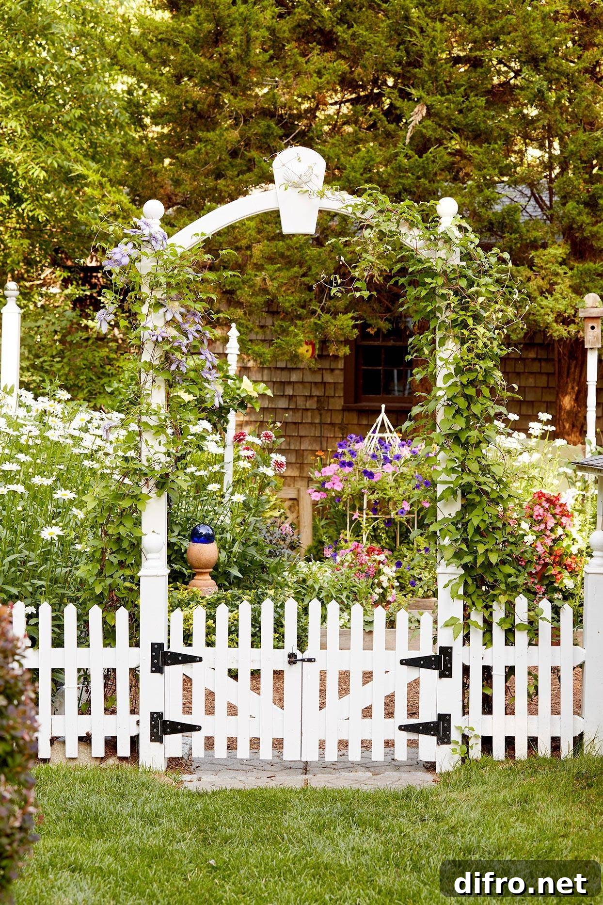 Backyard fence ideas