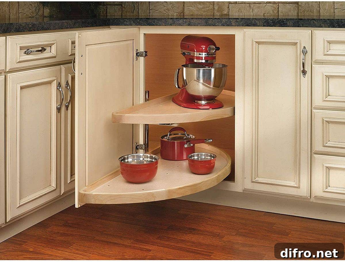 Custom Lazy Susan turntable organizers