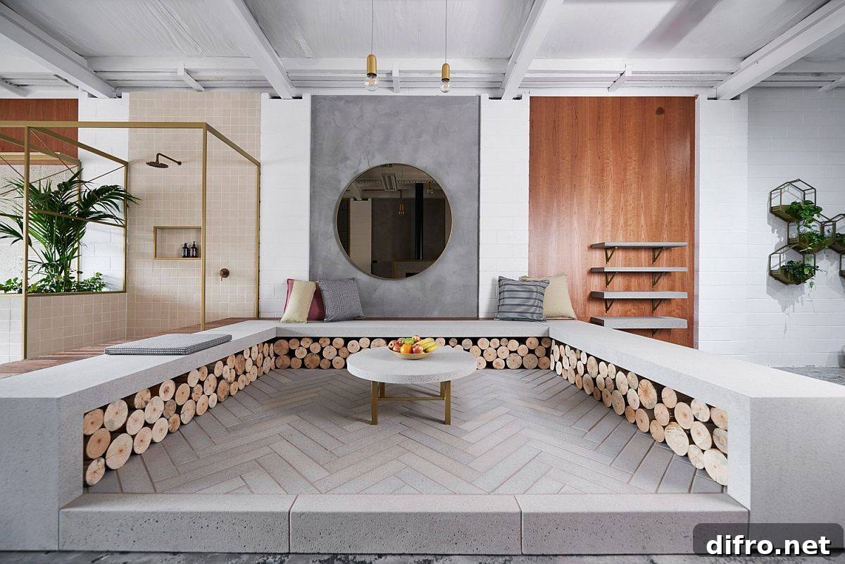 Outdoor lounge and entertaining area