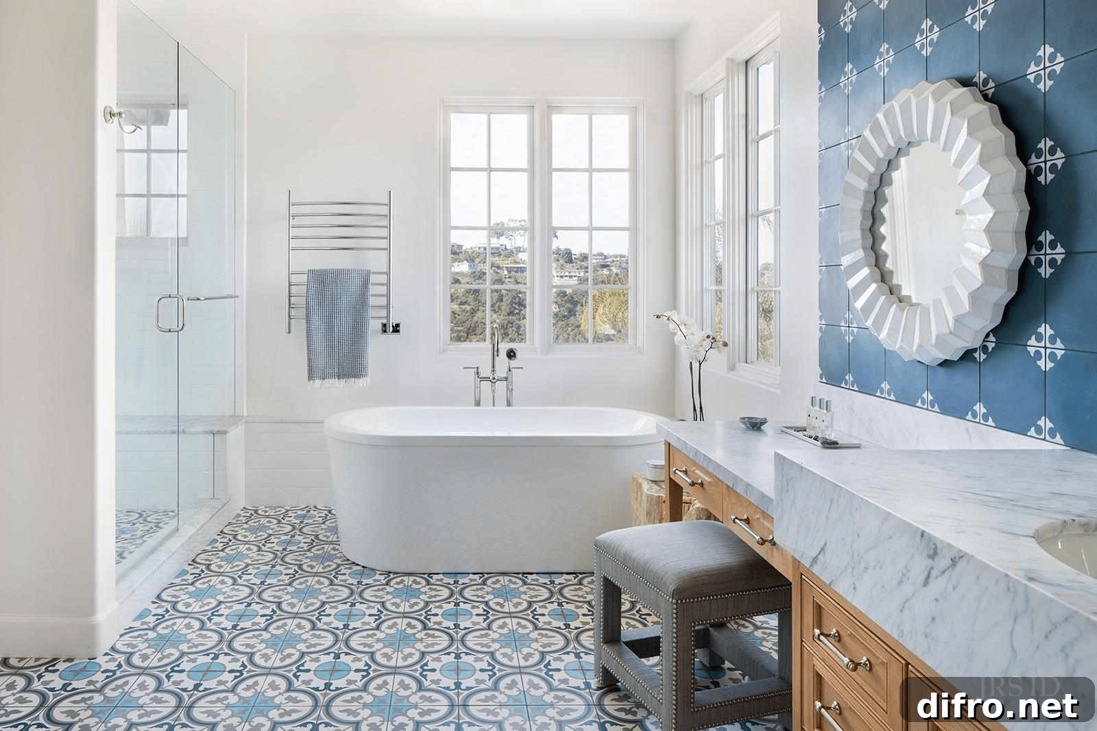 Most Unique Bathroom Floors