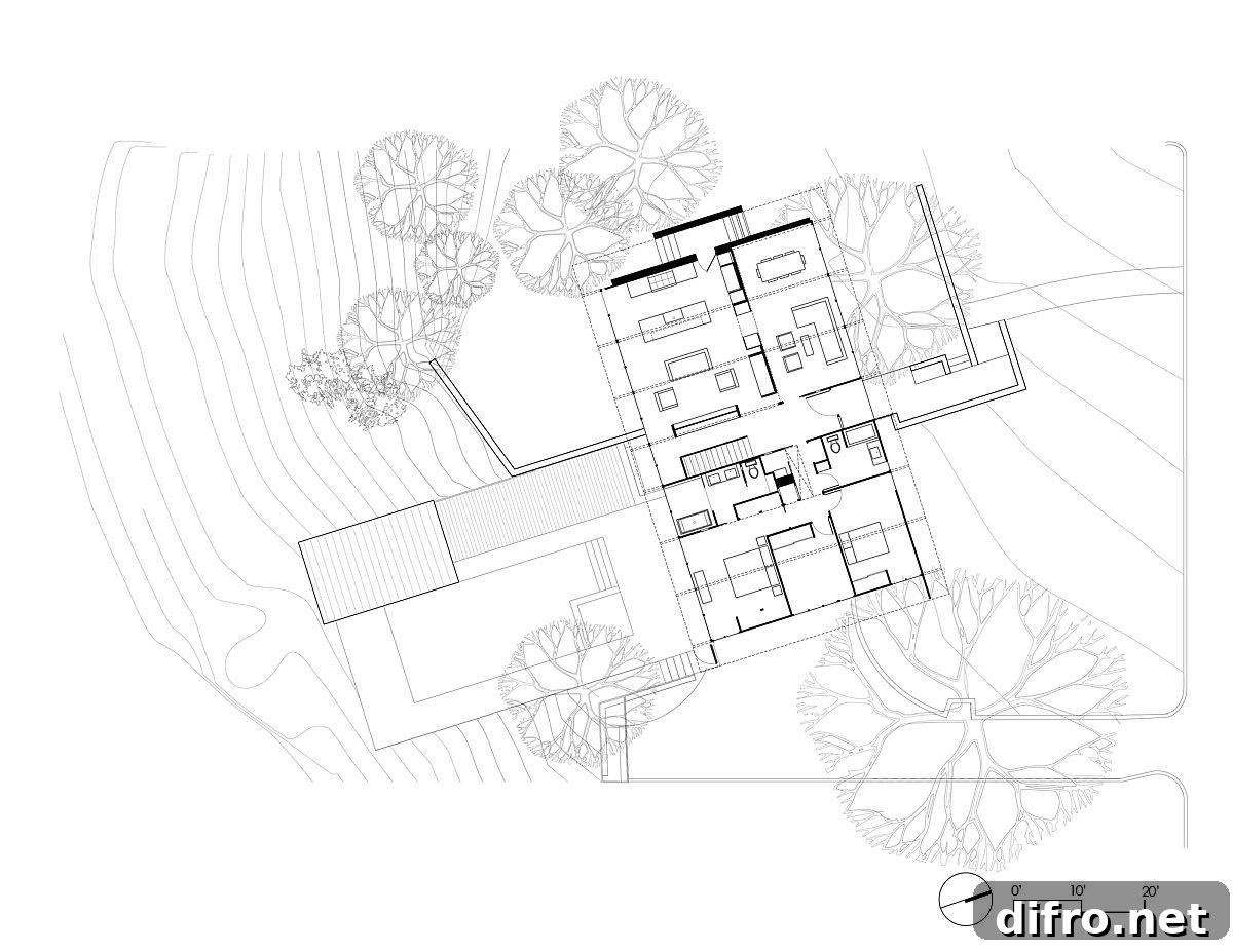 Ground floor plan of RaveOn renovation