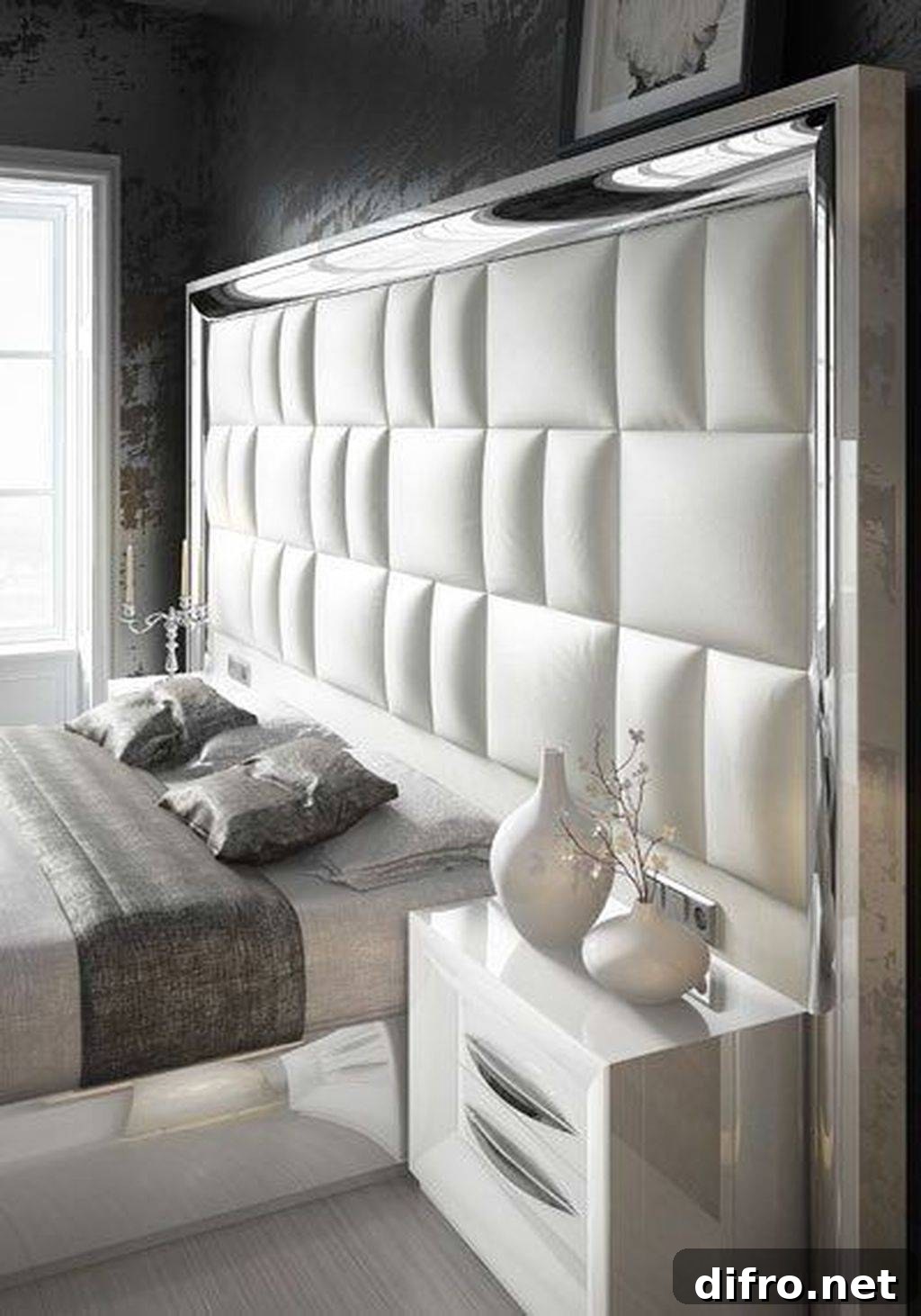 unique headboard