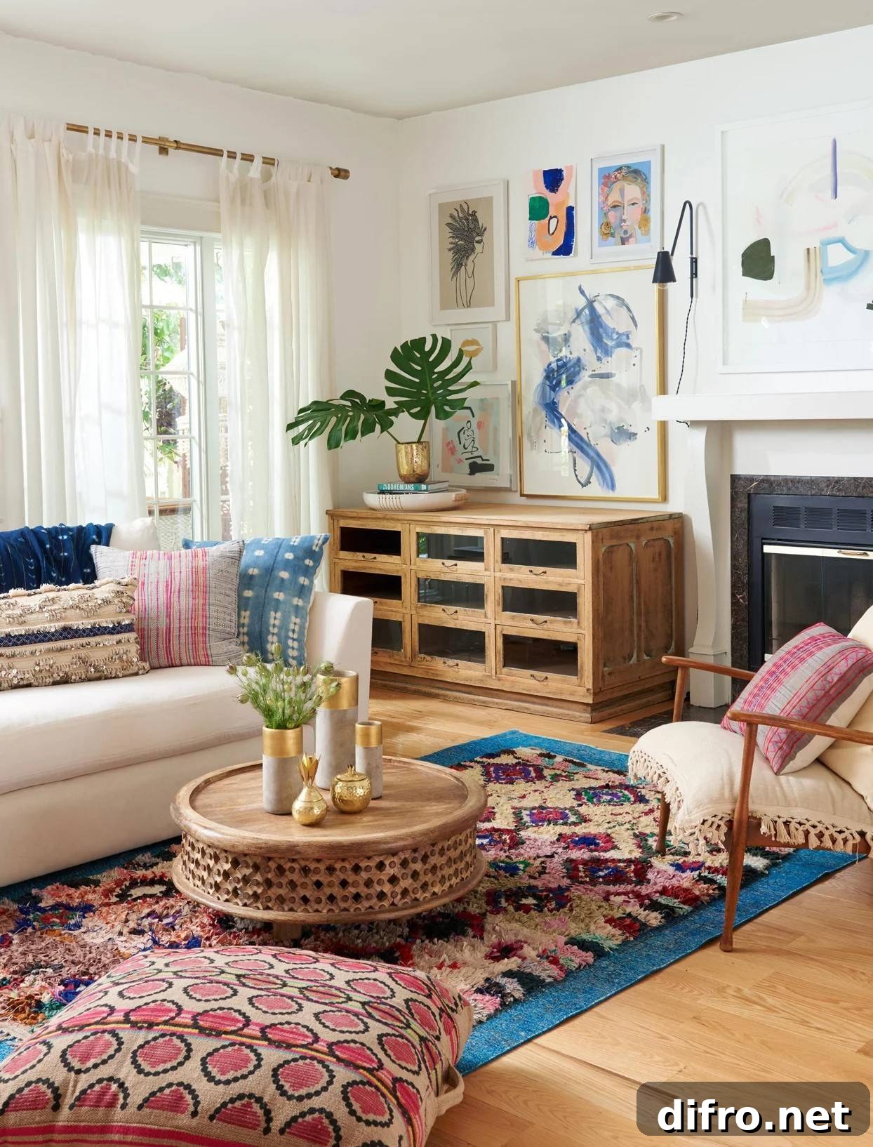 Boho Living Room Inspiration