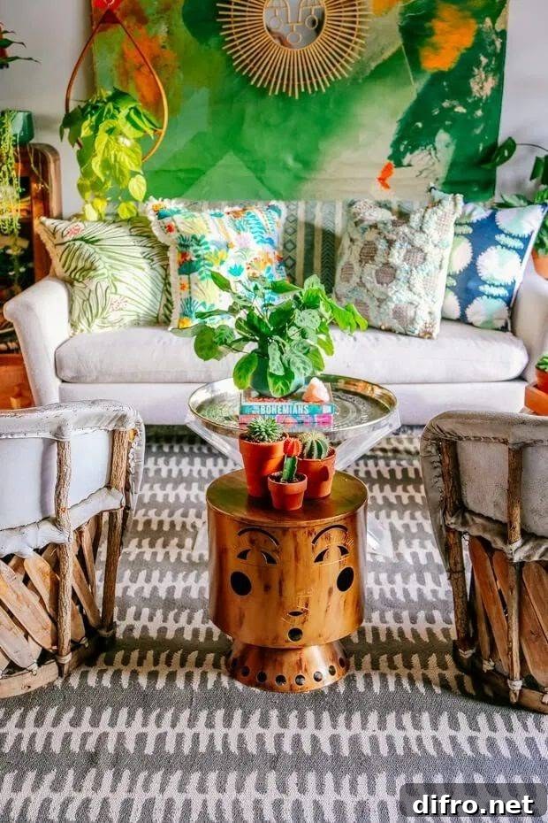 Boho Living Room Inspiration