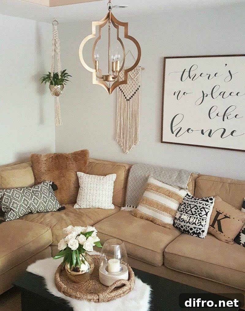 Boho Living Room Inspiration