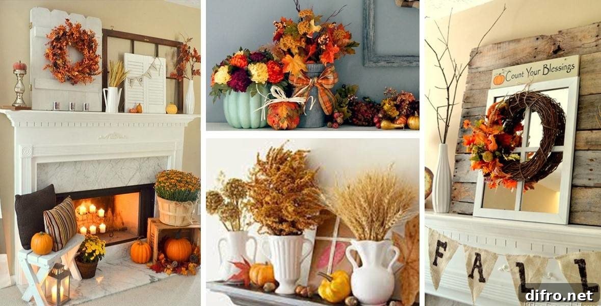 Pinecone Bowl Mantel Decor