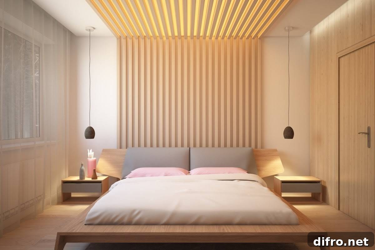  Wooden Slat Bedroom Wall Ideas You Can Try