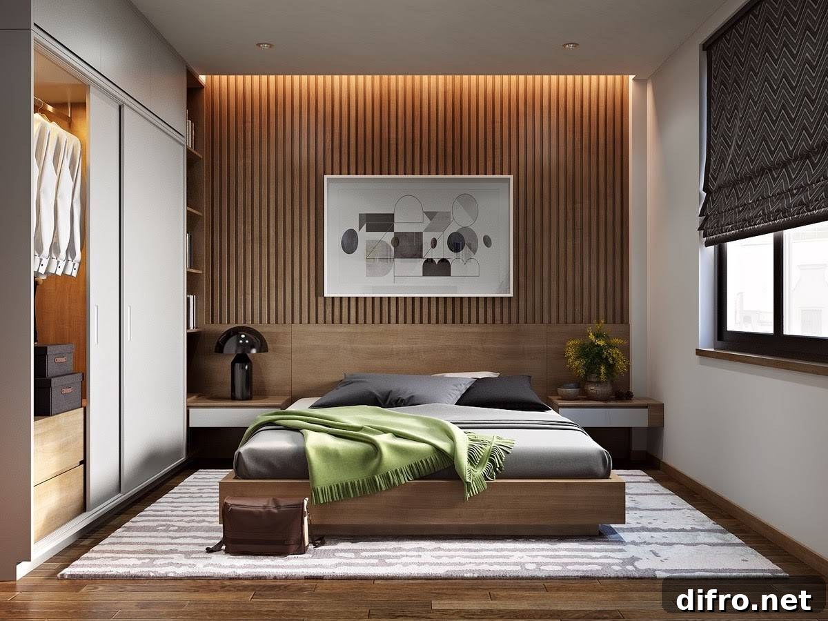  Wooden Slat Bedroom Wall Ideas You Can Try
