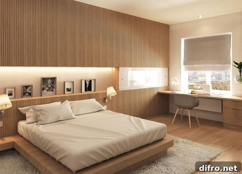  Wooden Slat Bedroom Wall Ideas You Can Try