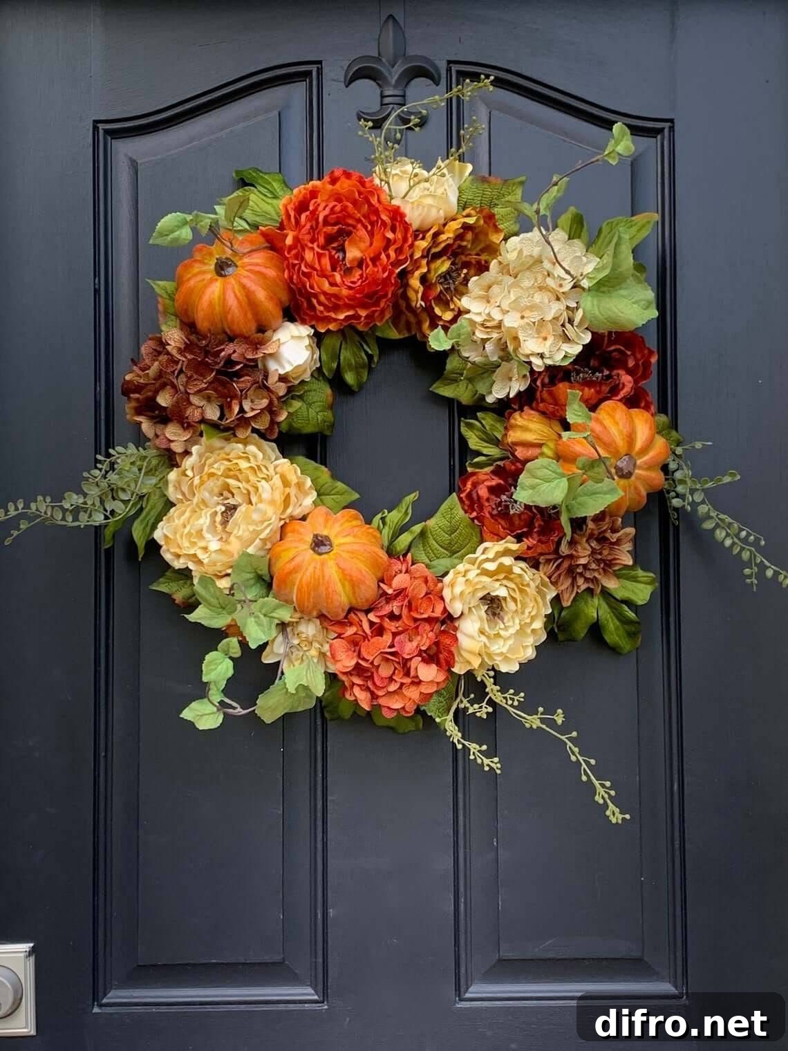 Fall Wreath Ideas For Doors
