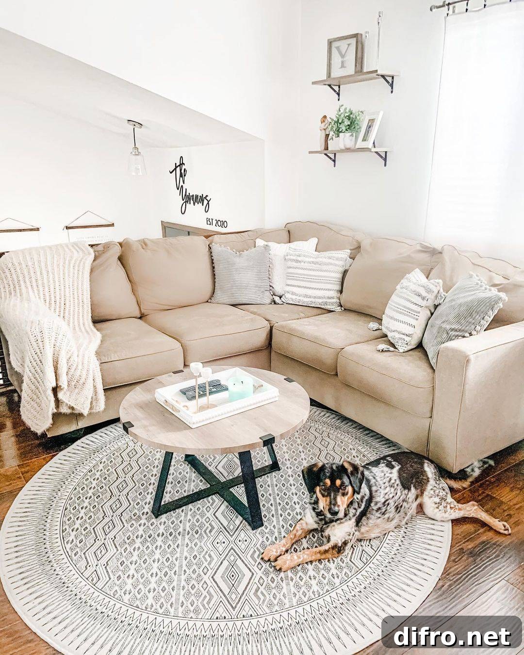  How to Choose the Right Size Accent Rug for the Living Room