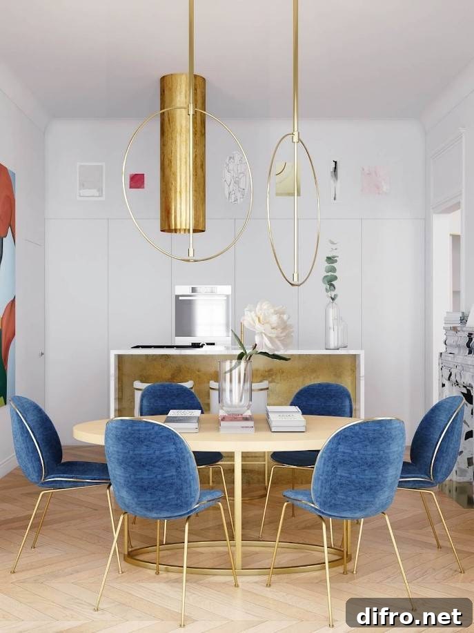 Blue Dining Room Inspiration
