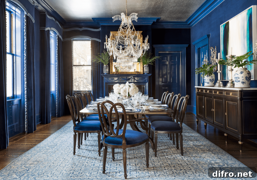 Blue Dining Room Inspiration