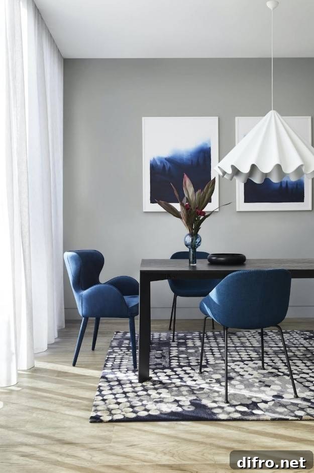 Blue Dining Room Inspiration