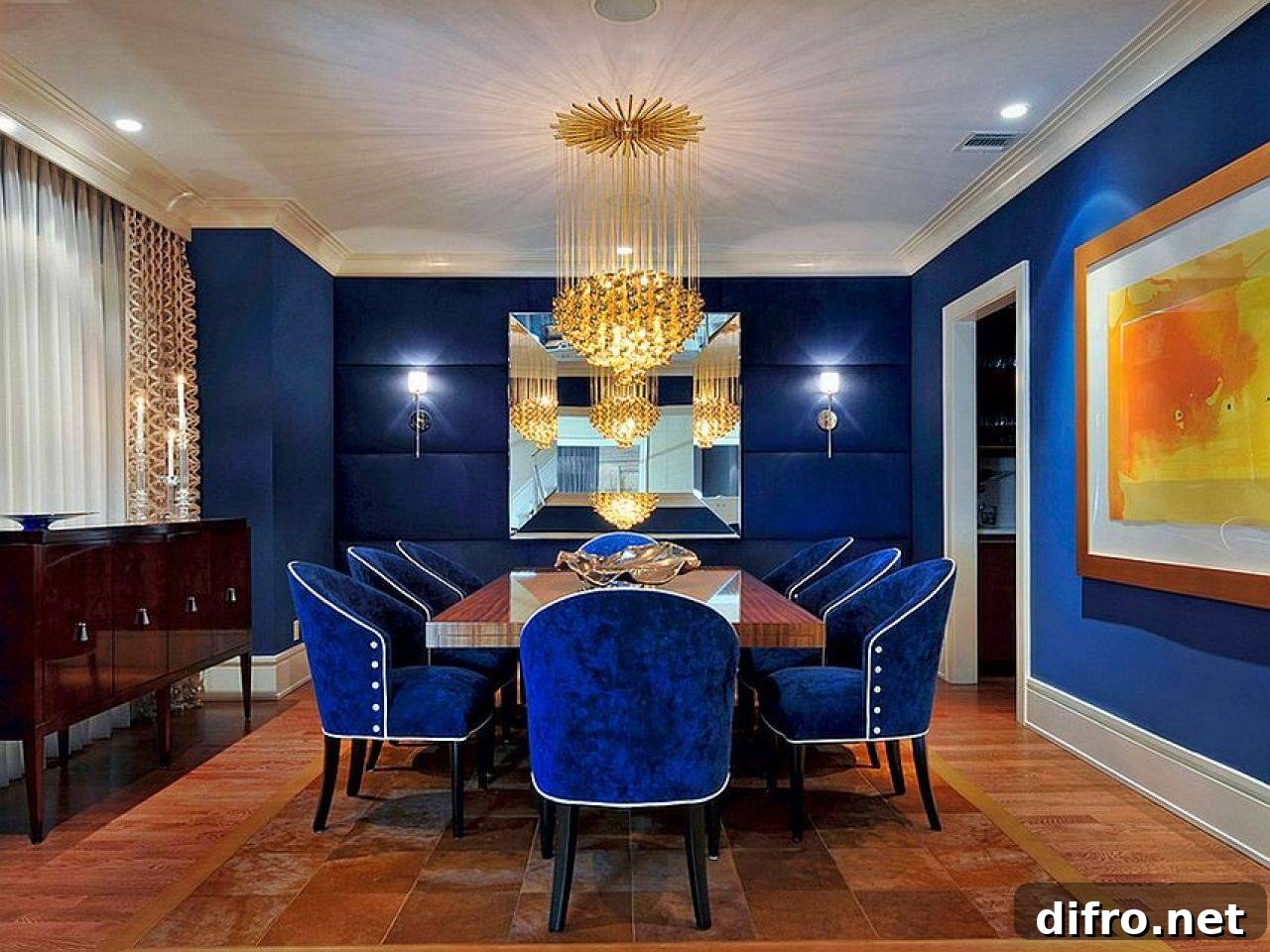 Blue Dining Room Inspiration