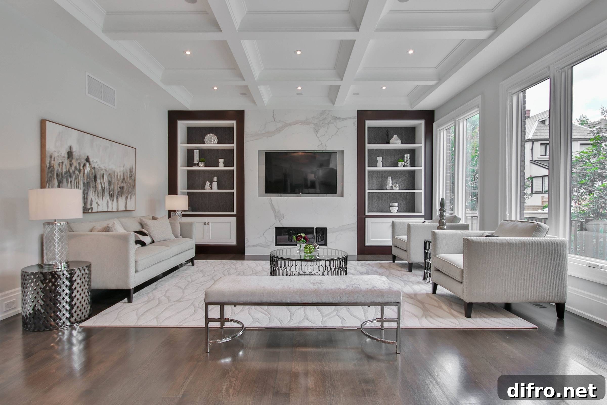 Neutral palette for a refined feel