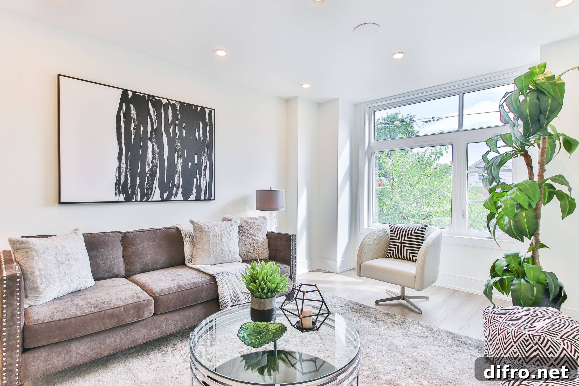 Contemporary vibes and airy feel
