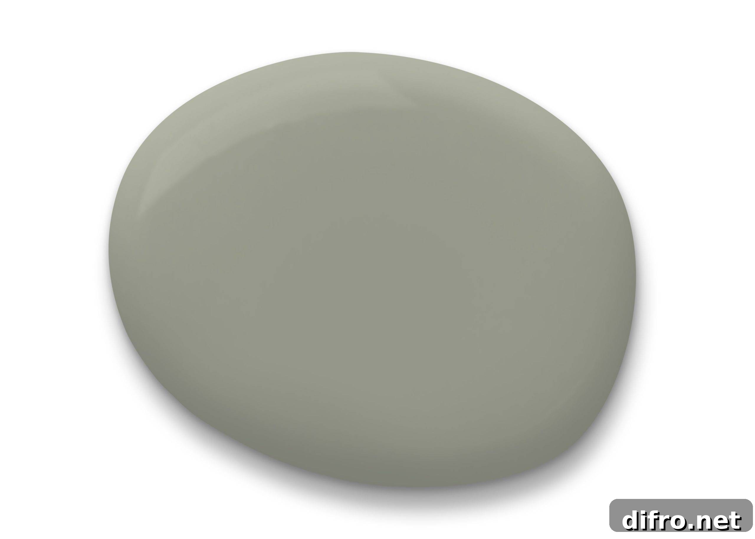 2022 Colors of the Year Revealed 2 Evergreen Fog painted room showing a soft green-gray wall