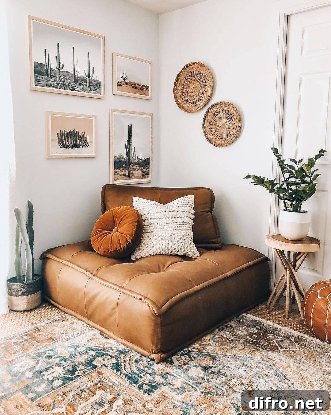 Cozy corner for enjoying your favorite book