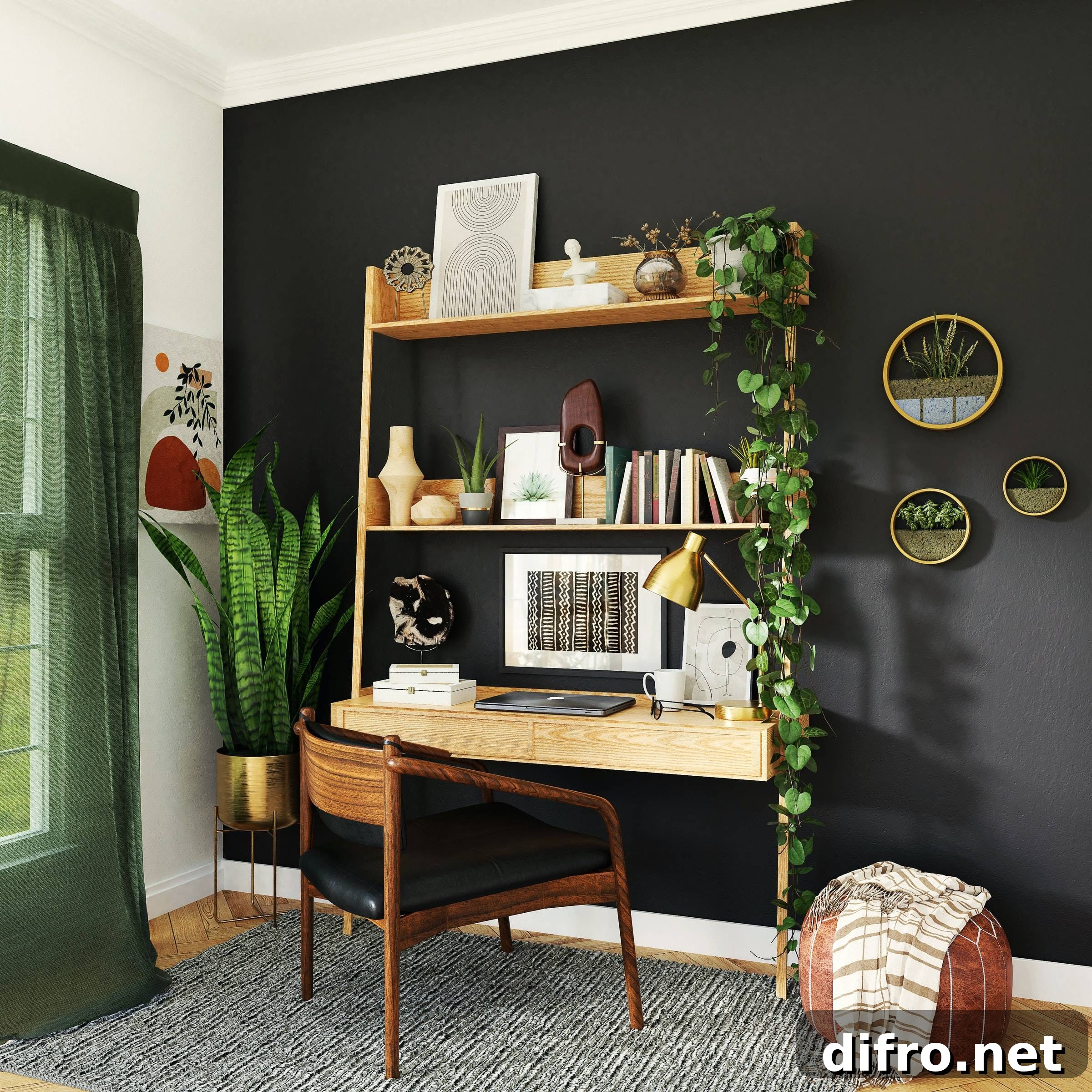 Curated home office