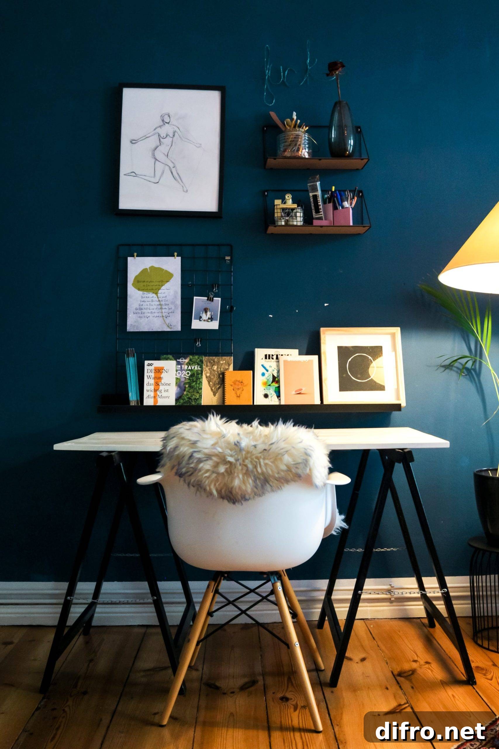 Cozy home office