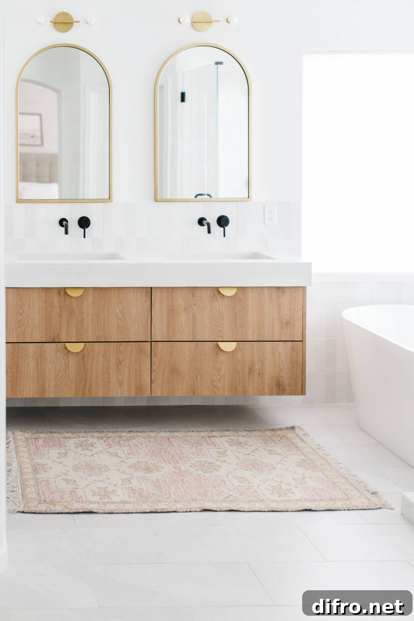 Cozy Jack and Jill bathroom