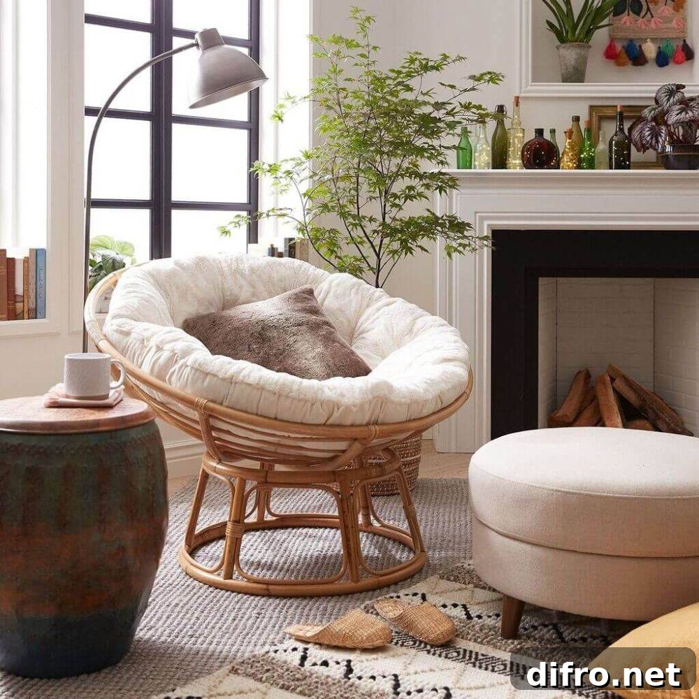 Greenery helps bring in that organic look to the small living space