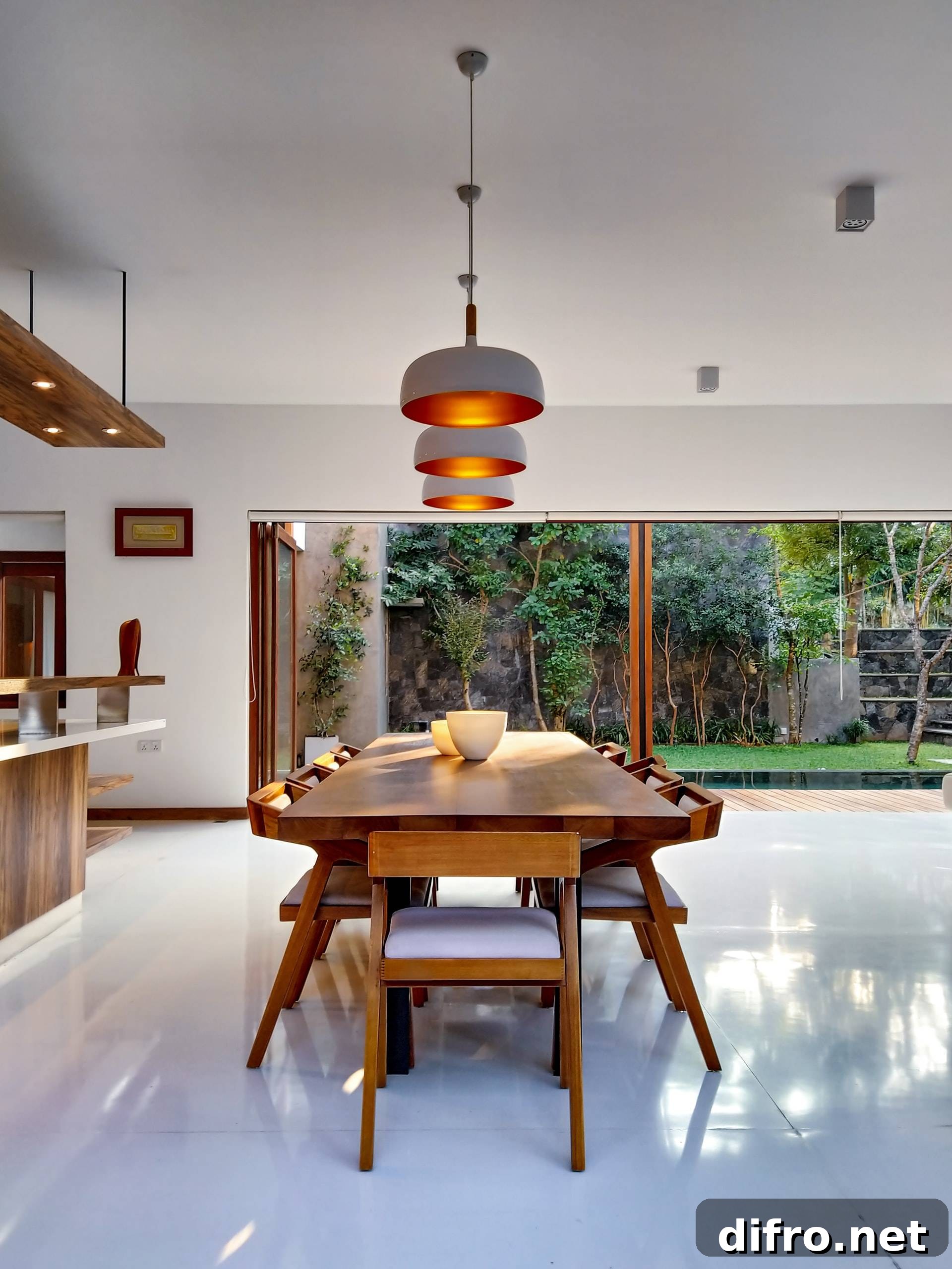 Modern dining room