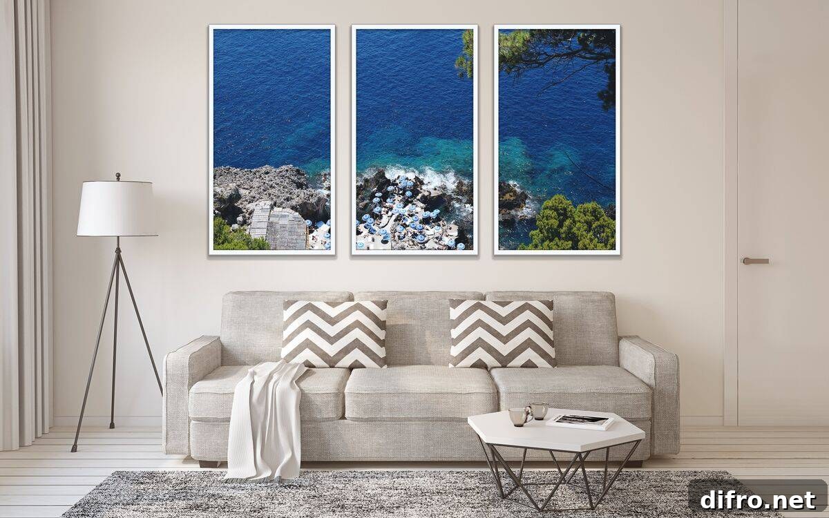Amalfi Coast triptych