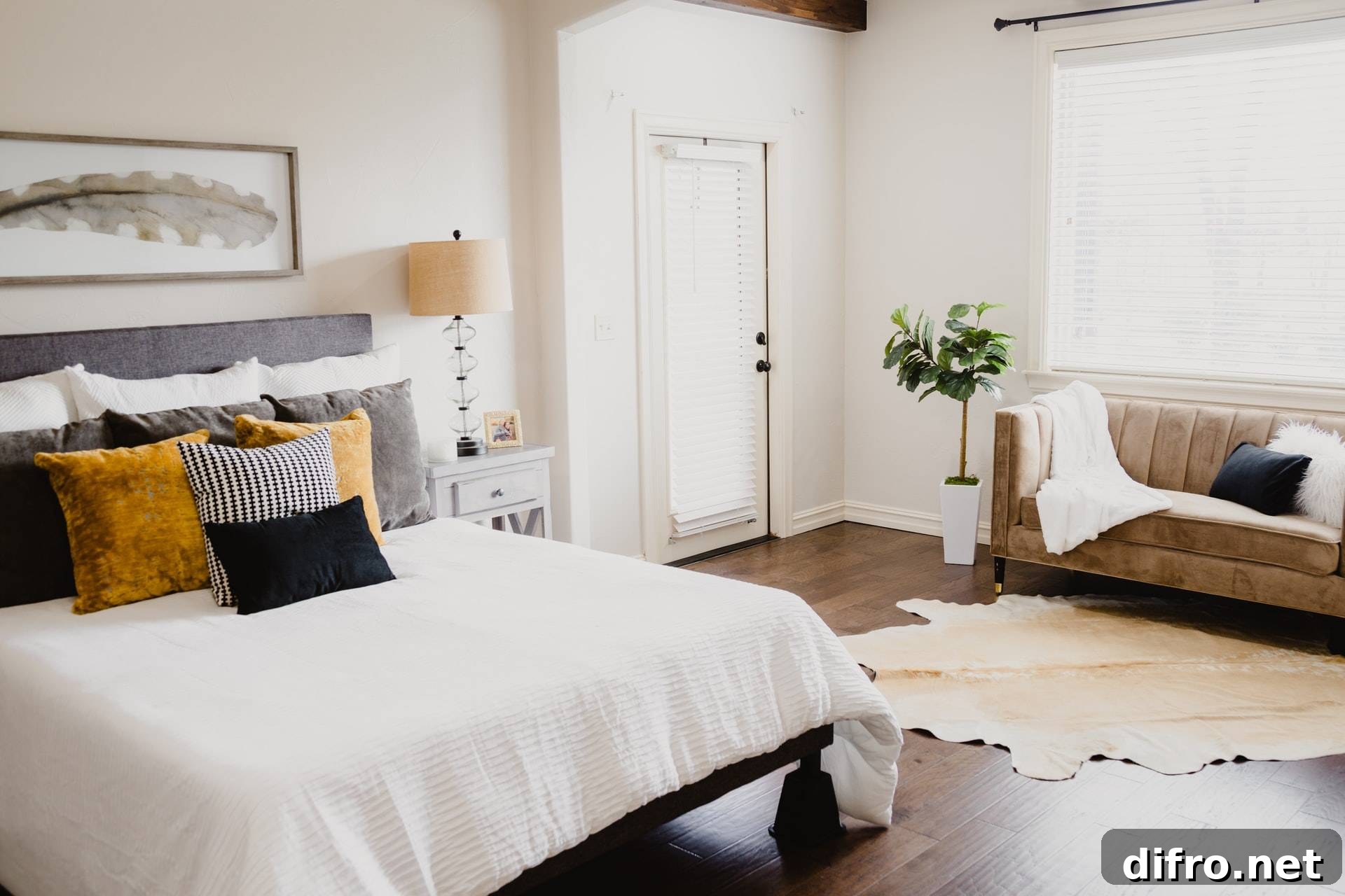 Cozy and warm bedroom