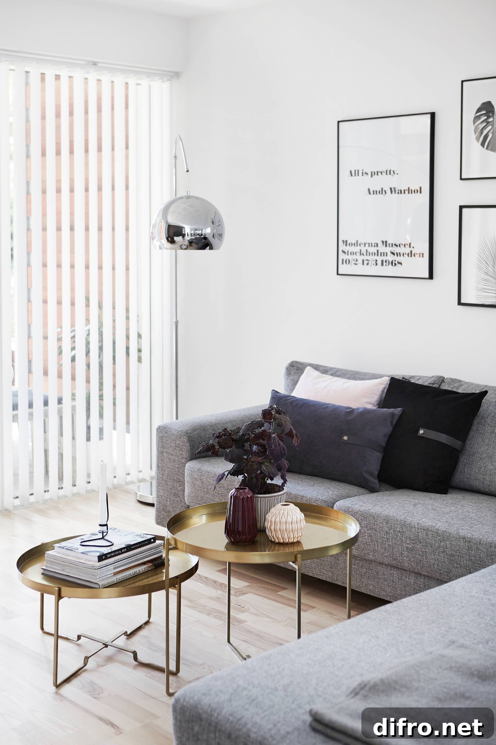 Simple design and muted tones
