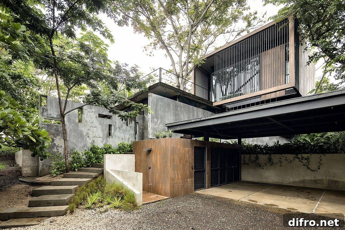 Ethos House exterior in reinforced concrete