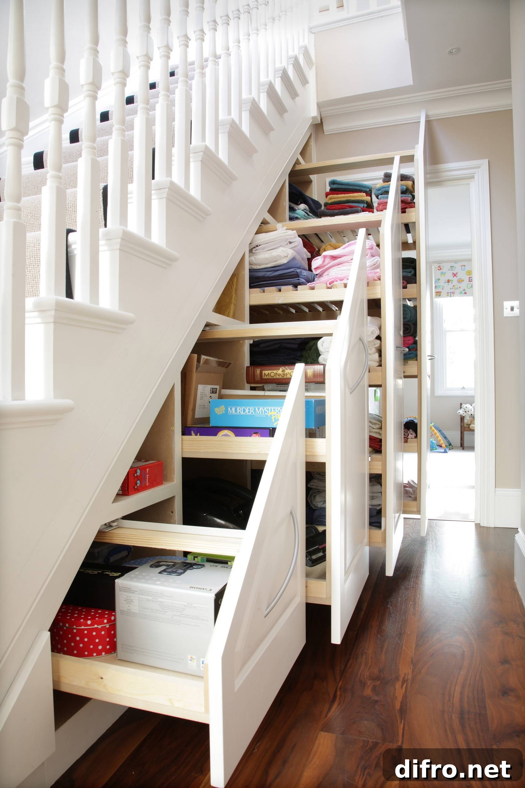 Under-stairs storage