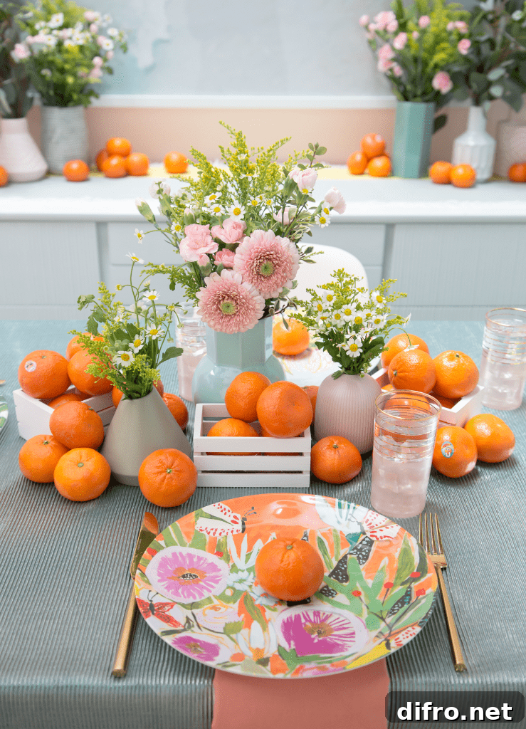 Clementine centerpiece