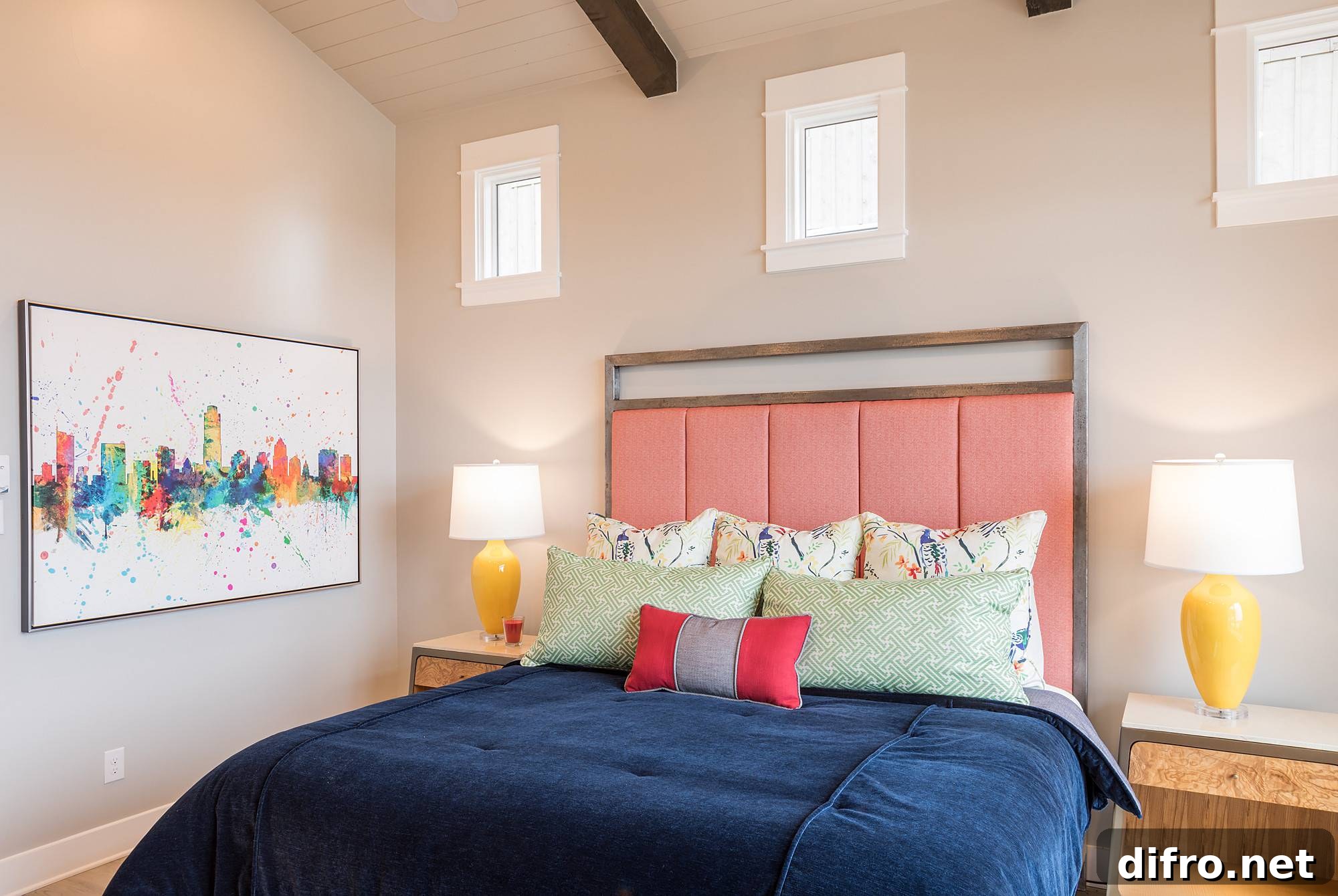 Coral headboard