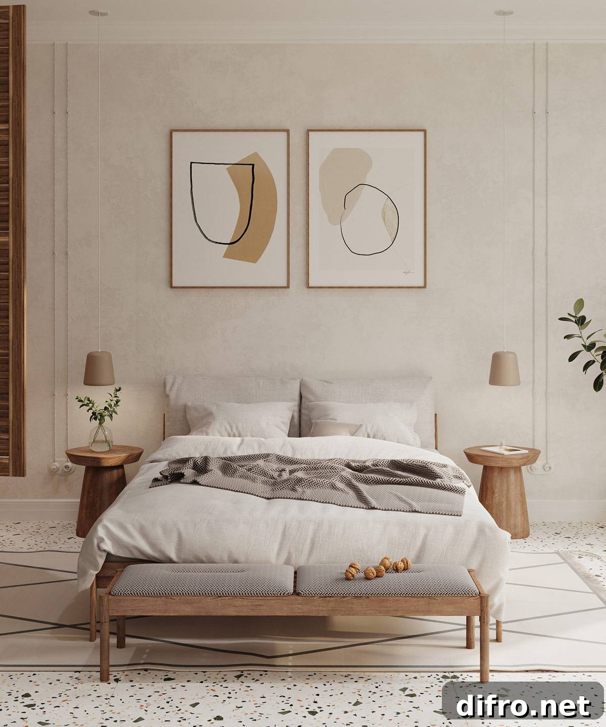 Modern bedroom