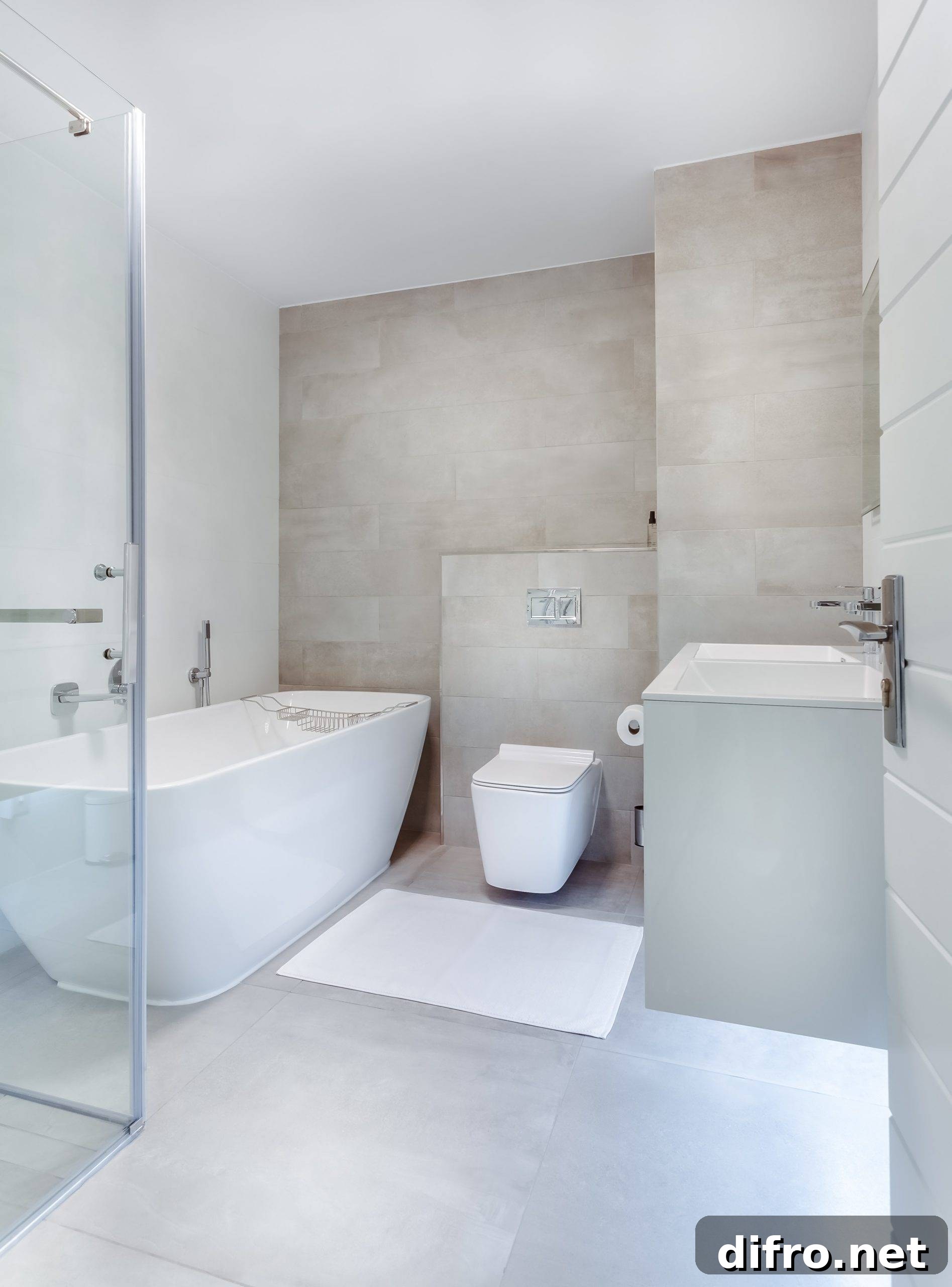 Minimalist bathroom