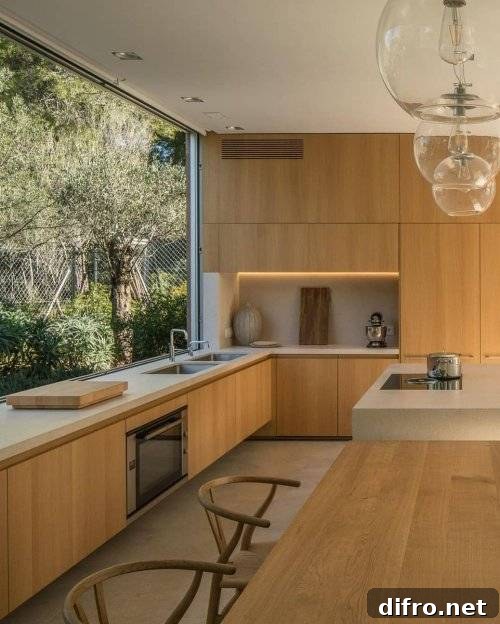 Modern and minimalist kitchen hybrid