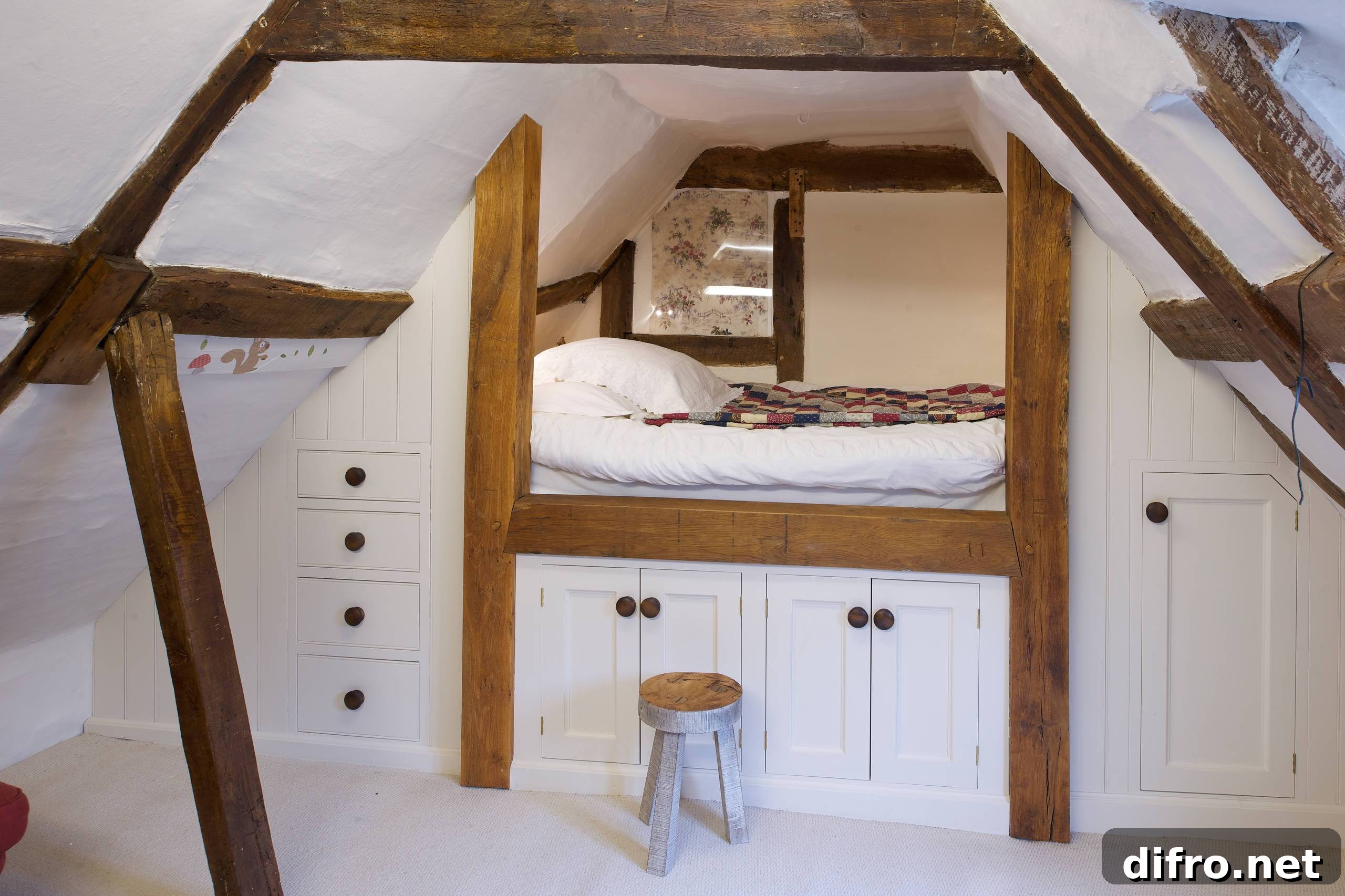 Maximized bedroom storage