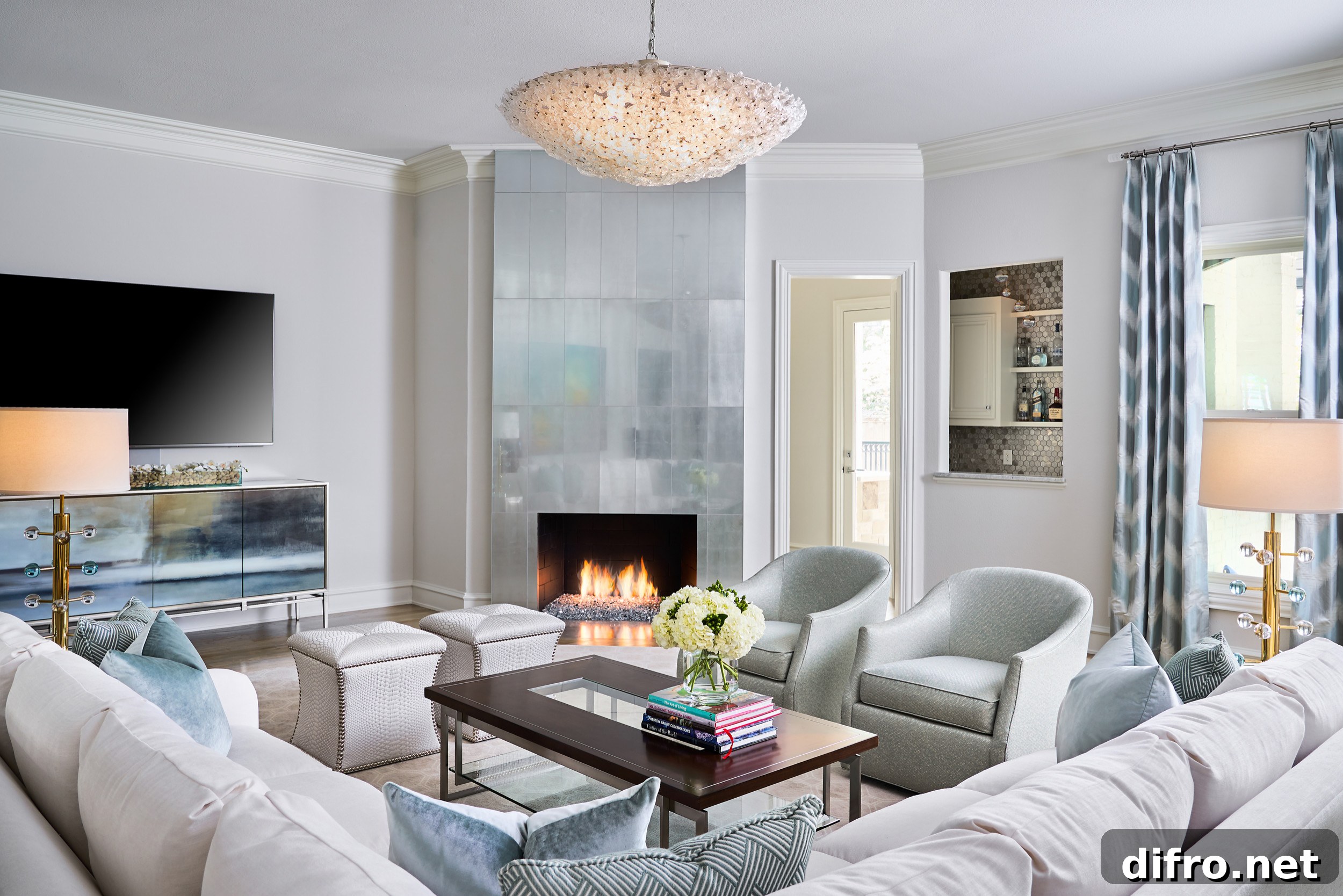 Accent colors with gray palette