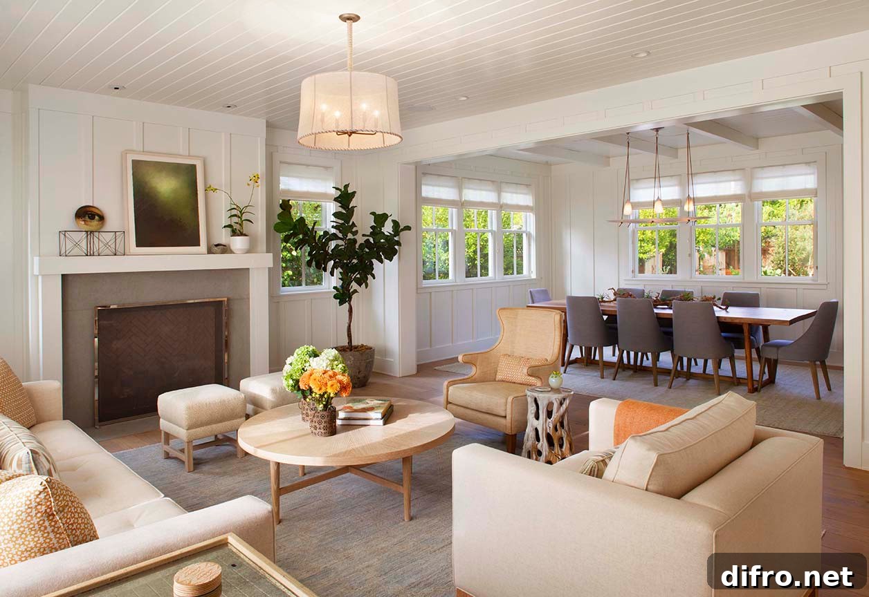Modern farmhouse interior