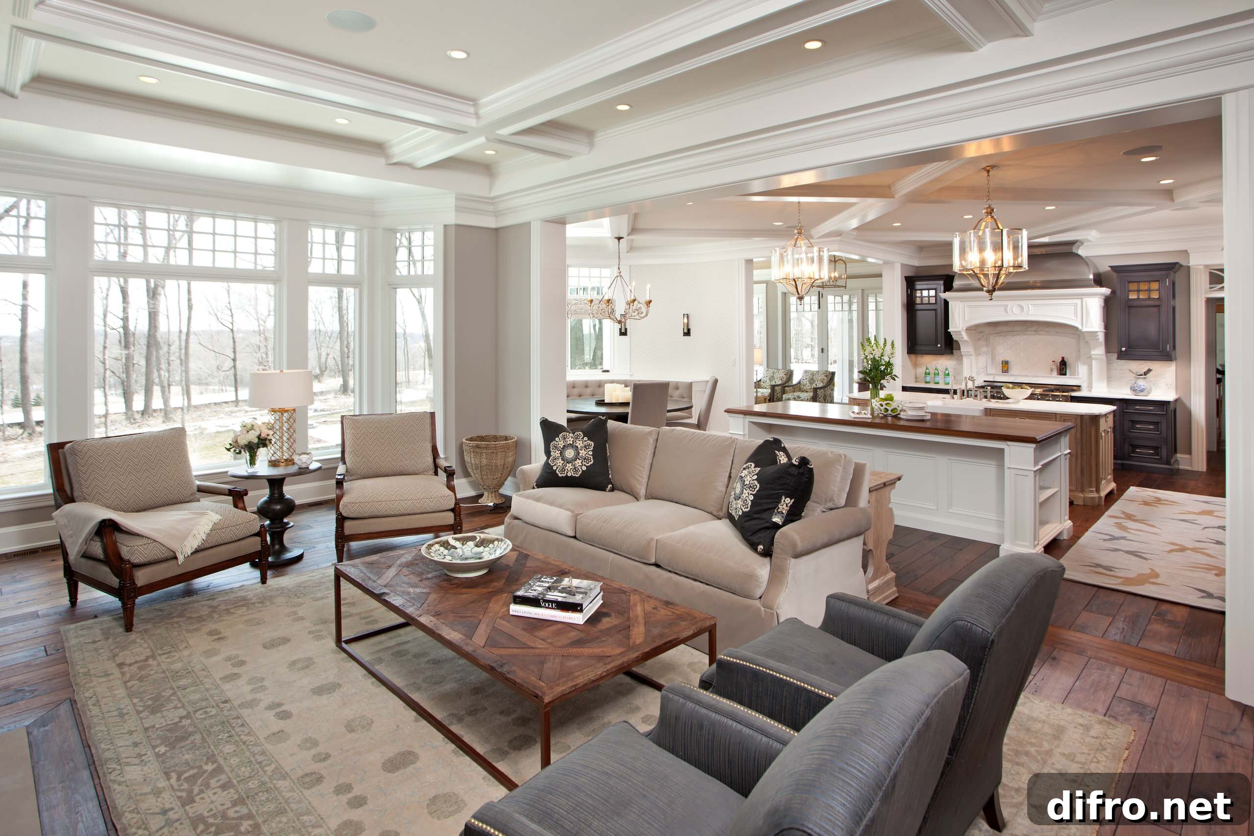 Classic furniture without doilies