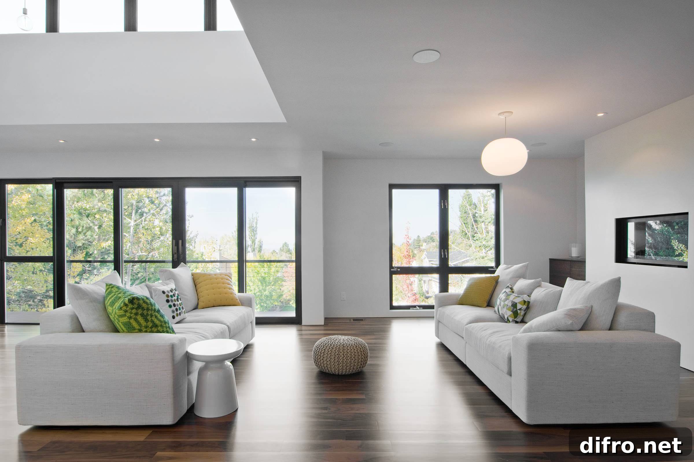 Inviting staged room