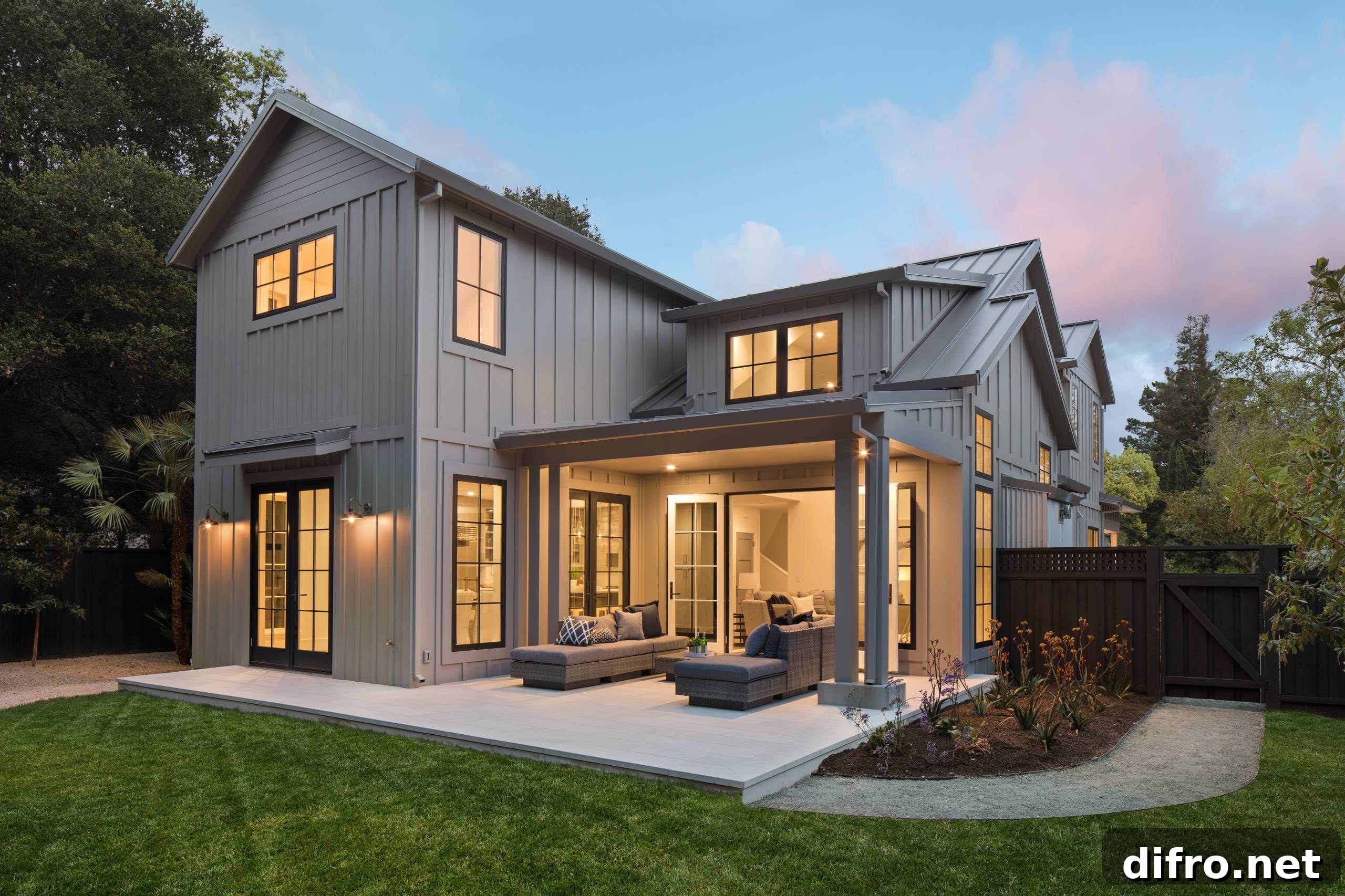House exterior and comparison