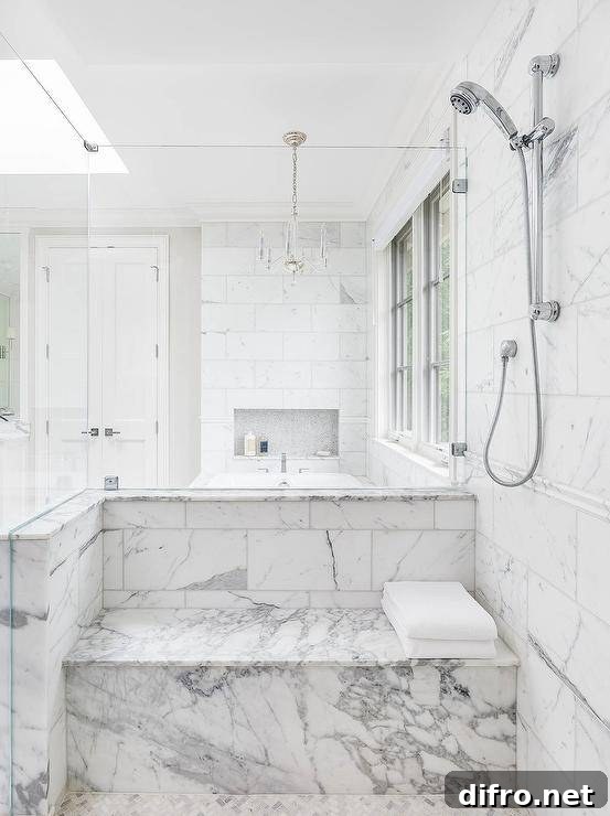 marble shower bench walk in shower chrome fixtures