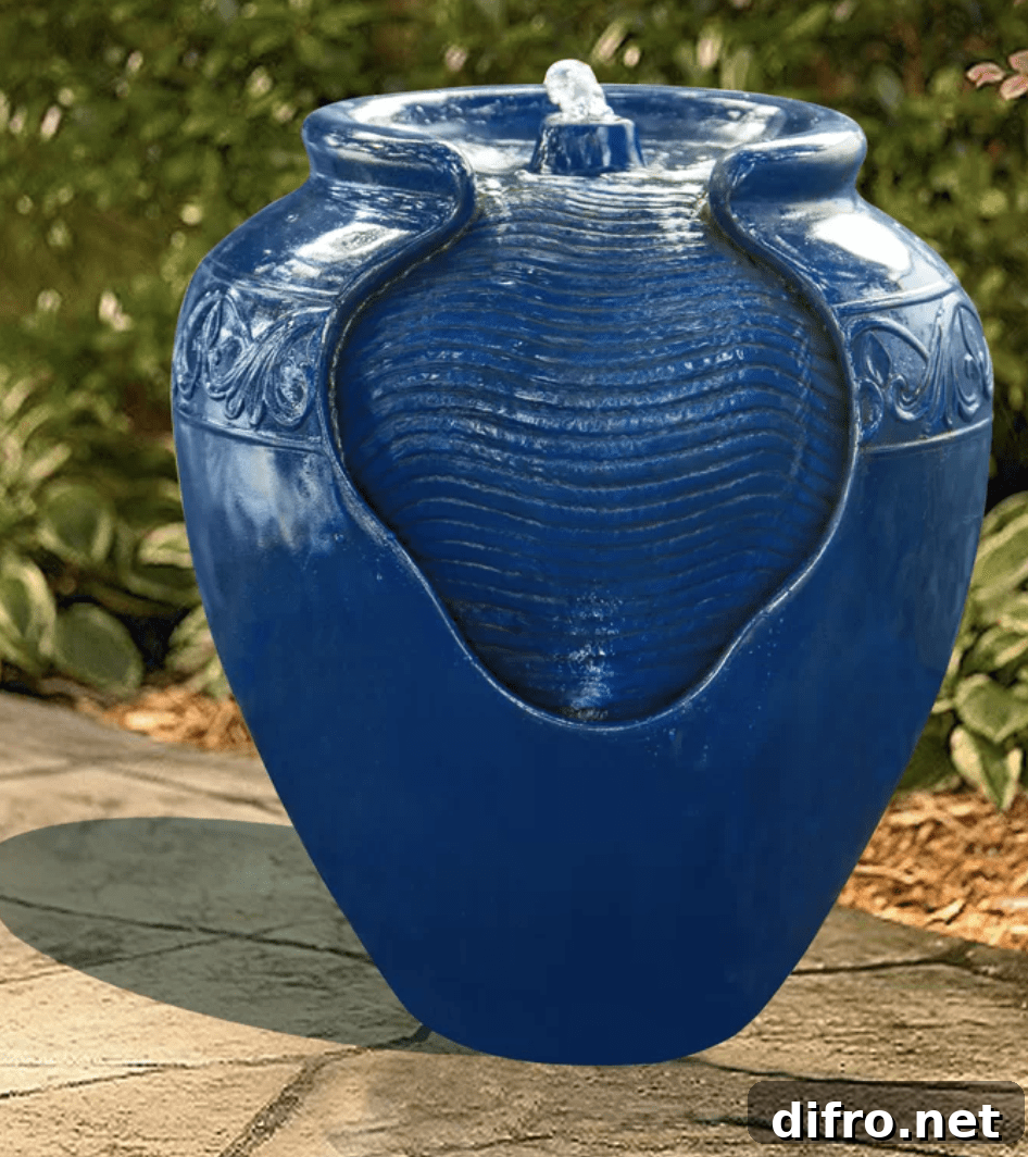 Anacostia Resin Fountain with Light